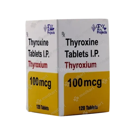 thyroxium 100mcg tablet 120's